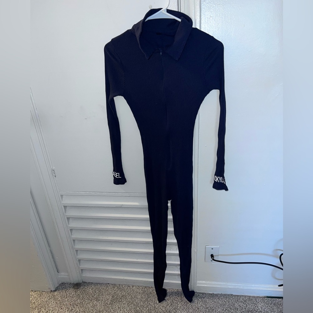 Navy blue jumpsuit